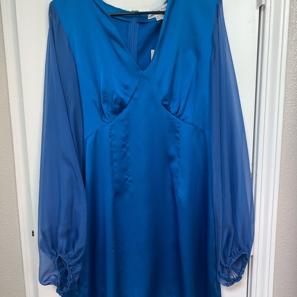 Never Fully Dressed Vibrant Blue Blouse